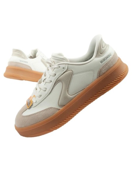 Skechers women's sneakers Lifted Luxe ecru white SlipIns