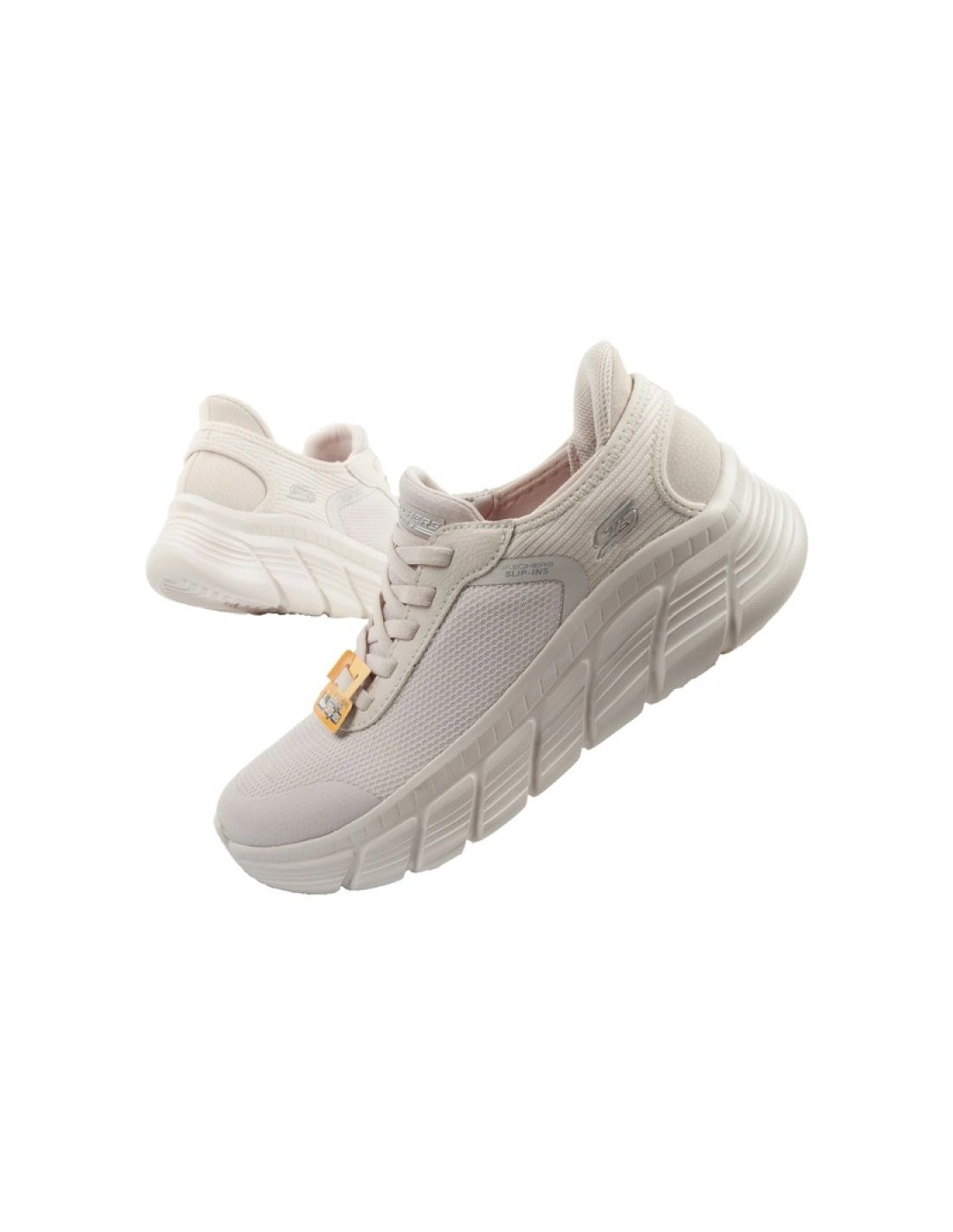 Skechers women's sports shoes Bobs B Flex SLIPINS ecru comfortable