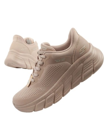 Skechers women's sports shoes Bobs B Flex SLIPINS beige comfortable