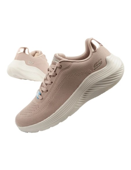 Skechers women's sports shoes Bobs Squad Waves beige light fashionable