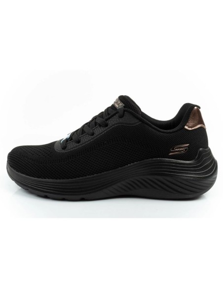 Skechers women's sports shoes Bobs Squad Waves black lightweight fashionable
