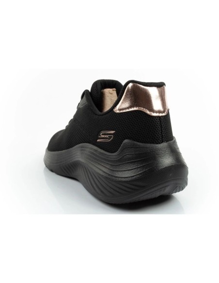 Skechers women's sports shoes Bobs Squad Waves black lightweight fashionable