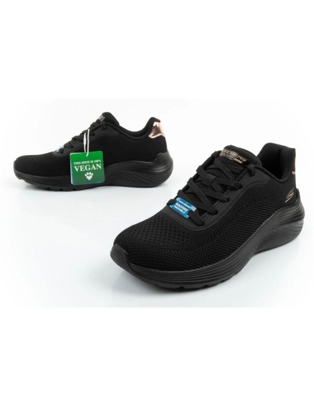 Skechers women's sports shoes Bobs Squad Waves black lightweight fashionable