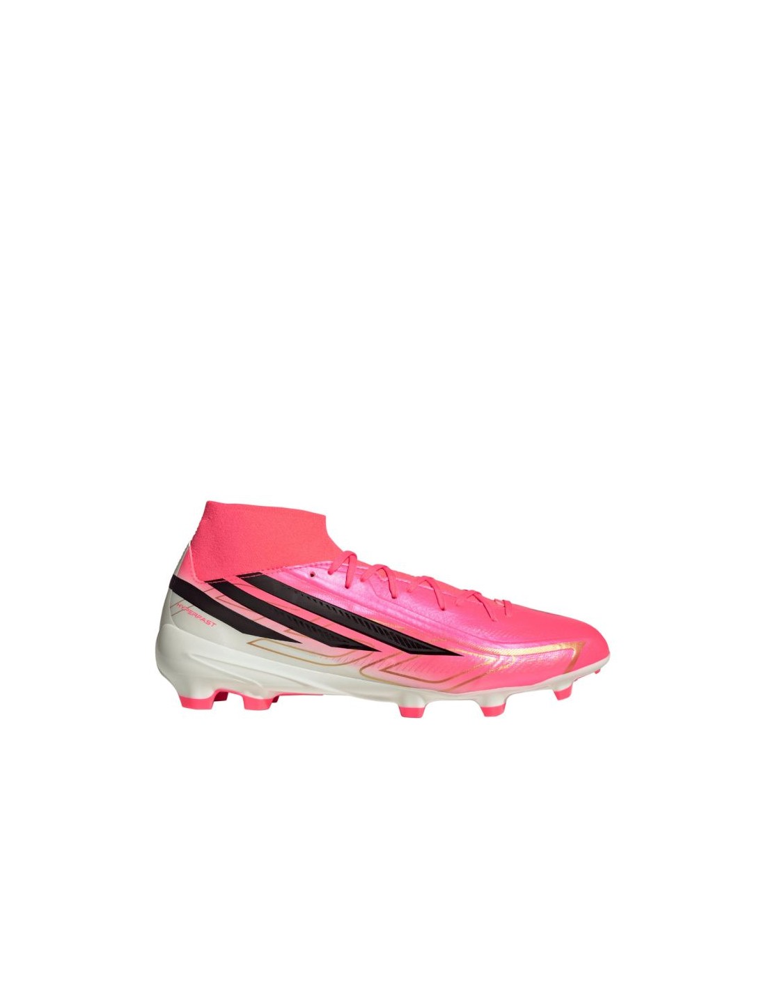 Adidas F50 Hyperfast League Mid FG football boots pink KJ6714
