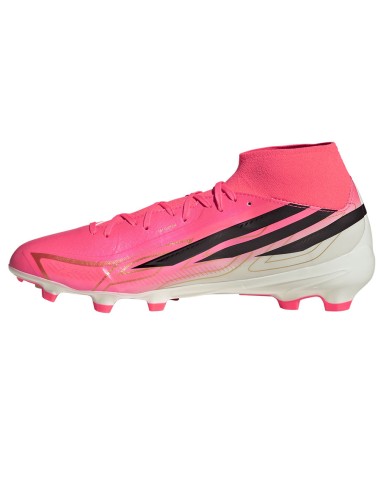 Adidas F50 Hyperfast League Mid FG football boots pink KJ6714