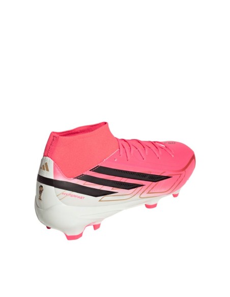 Adidas F50 Hyperfast League Mid FG football boots pink KJ6714