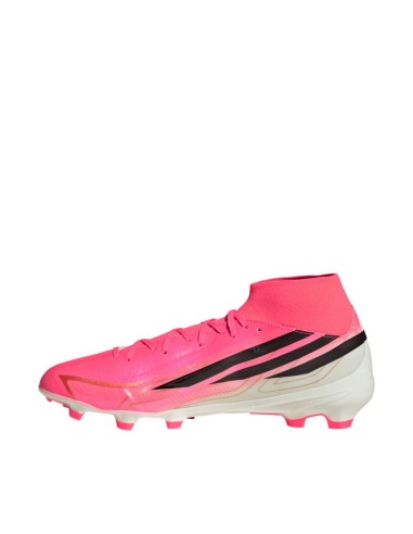 Adidas F50 Hyperfast League Mid FG football boots pink KJ6714