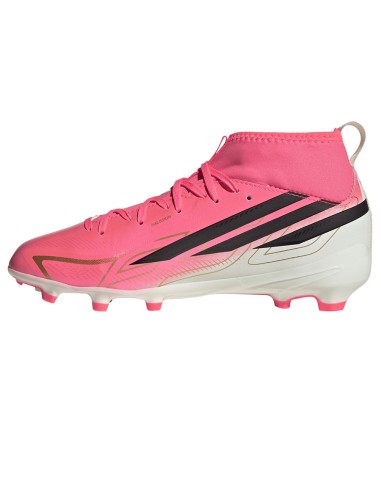 Adidas F50 Hyperfast League Mid FG Kids Soccer Shoes Pink KK1315