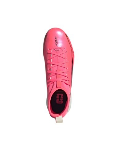 Adidas F50 Hyperfast League Mid FG Kids Soccer Shoes Pink KK1315