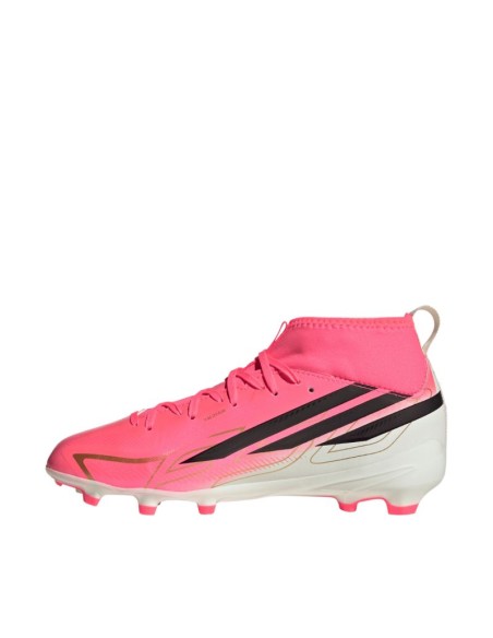 Adidas F50 Hyperfast League Mid FG Kids Soccer Shoes Pink KK1315