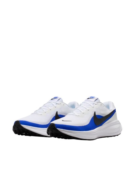 Nike Revolution 8 men's shoes white and blue HJ9198 110