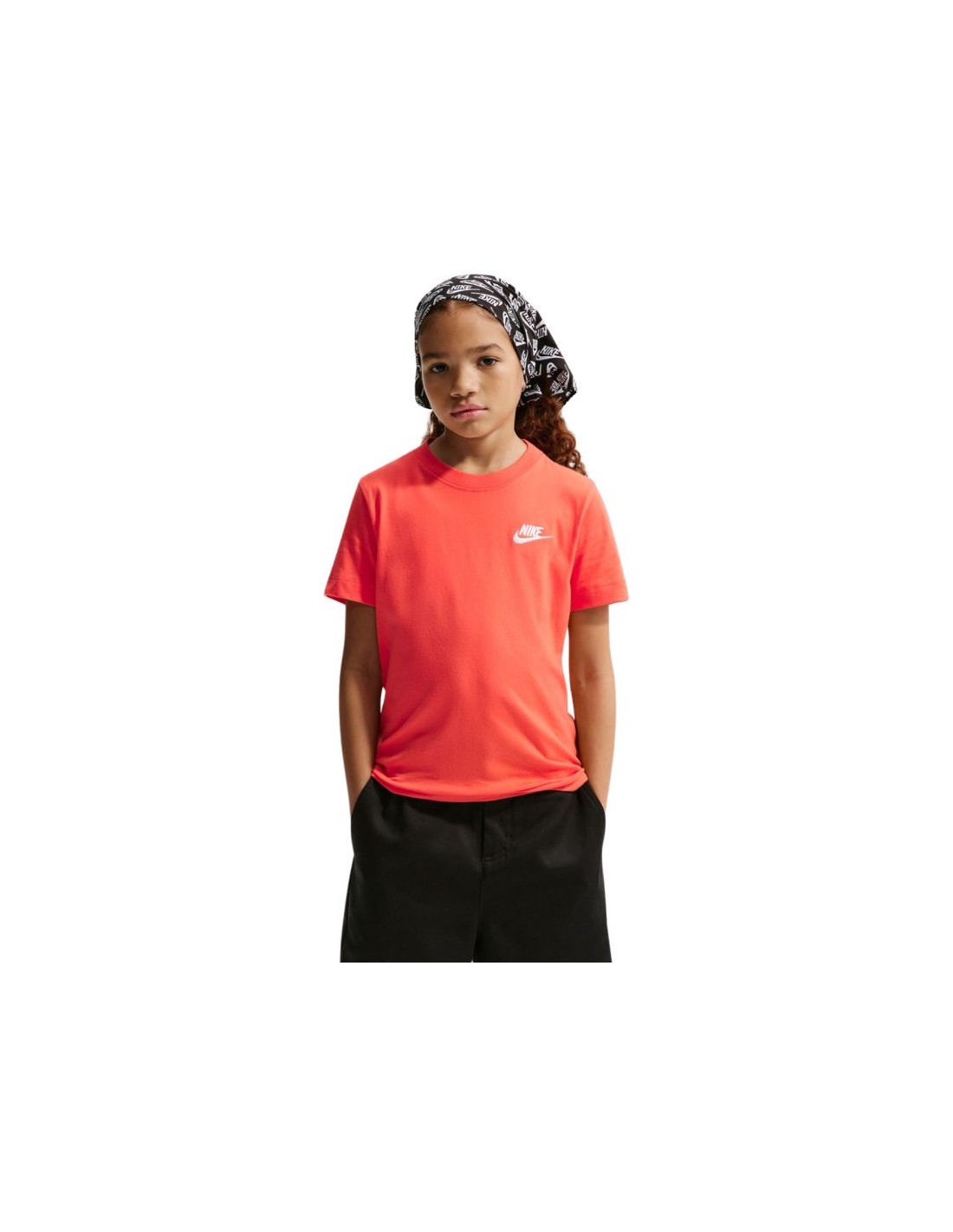 Nike Sportswear Kids' TShirt Orange FZ5177 842