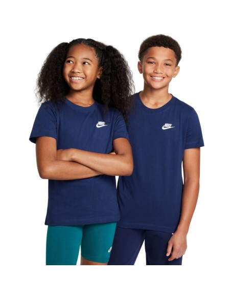 Nike Sportswear Navy Blue Kids' Tshirt FZ5177 410