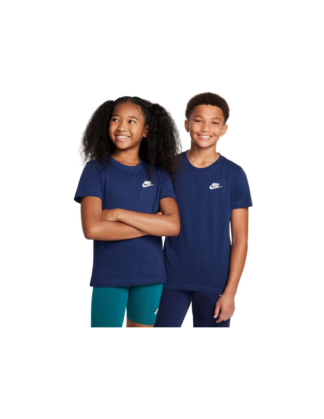 Nike Sportswear Navy Blue Kids' Tshirt FZ5177 410