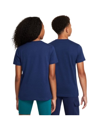 Nike Sportswear Navy Blue Kids' Tshirt FZ5177 410