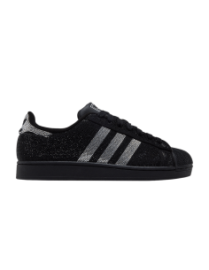 adidas Superstar II Rhinestone Black Silver Women's IH4200 MBS