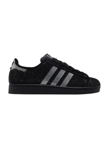 adidas Superstar II Rhinestone Black Silver Women's IH4200 MBS