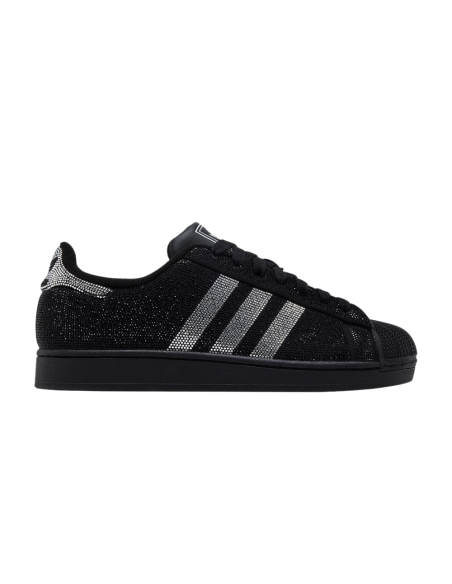 adidas Superstar II Rhinestone Black Silver Women's IH4200 MBS