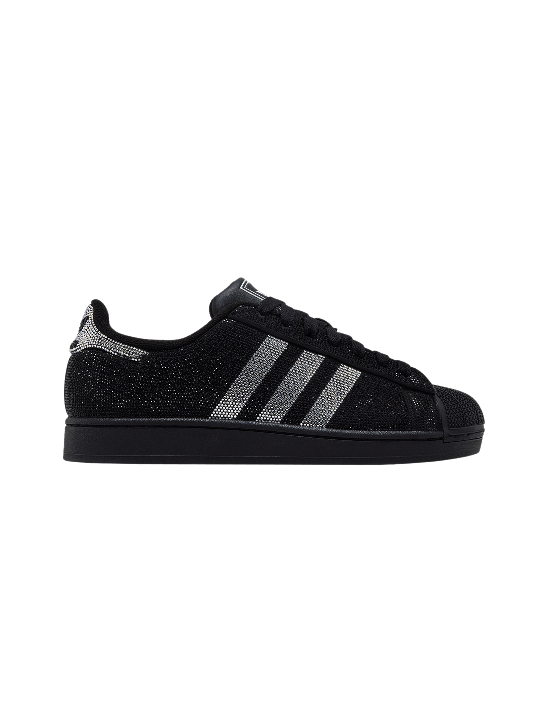 adidas Originals adidas Superstar II Rhinestone Black Silver Women's IH4200 MBS