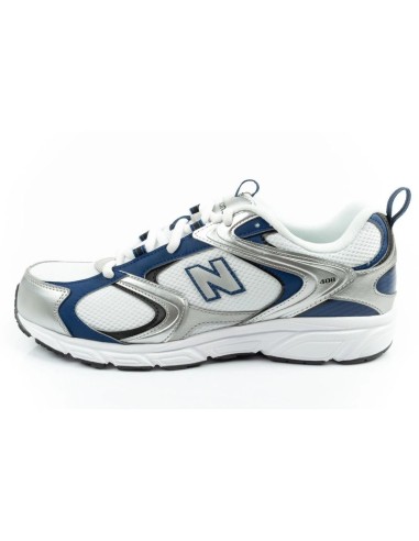 New Balance 408 men's sports shoes sneakers fashionable comfortable white silver