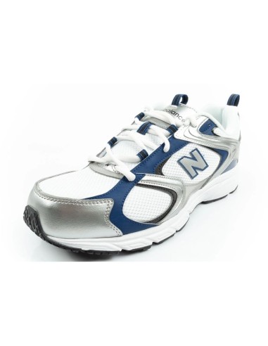 New Balance 408 men's sports shoes sneakers fashionable comfortable white silver