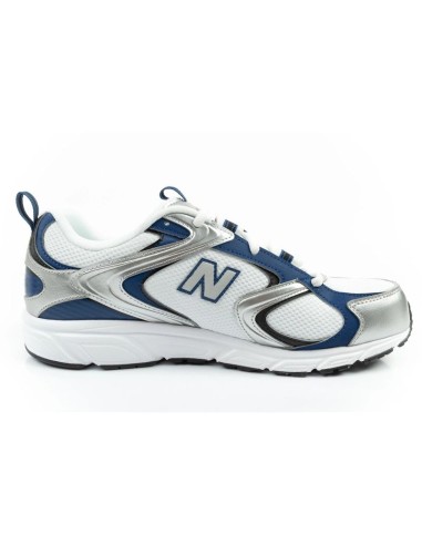 New Balance 408 men's sports shoes sneakers fashionable comfortable white silver