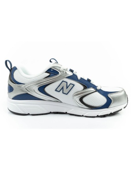 New Balance 408 men's sports shoes sneakers fashionable comfortable white silver