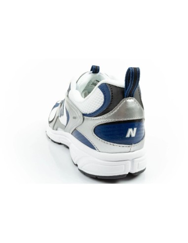 New Balance 408 men's sports shoes sneakers fashionable comfortable white silver