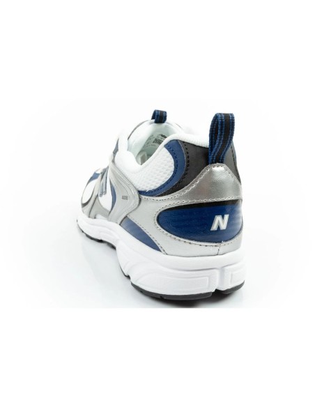 New Balance 408 men's sports shoes sneakers fashionable comfortable white silver
