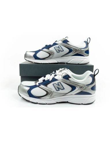 New Balance 408 men's sports shoes sneakers fashionable comfortable white silver