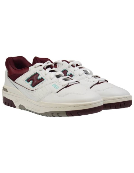 New Balance 550 Burgundy Cyan Sneakers BB550WBG