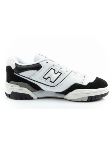 New Balance 550 youth sports shoes sneakers leather fashionable black white