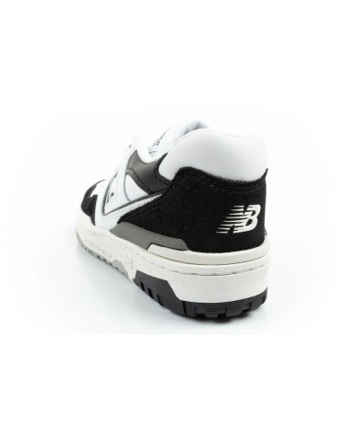 New Balance 550 youth sports shoes sneakers leather fashionable black white