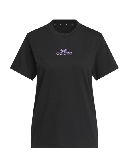adidas Bow on Linear Logo Graphic Women's TShirt Black KB2400