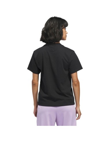 adidas Bow on Linear Logo Graphic Women's TShirt Black KB2400