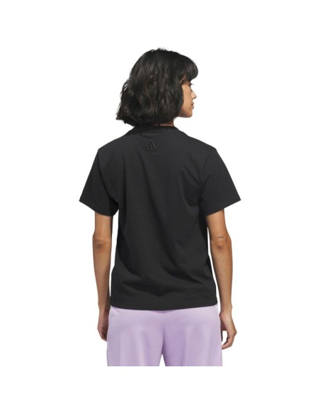 adidas Bow on Linear Logo Graphic Women's TShirt Black KB2400