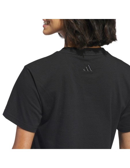 adidas Bow on Linear Logo Graphic Women's TShirt Black KB2400