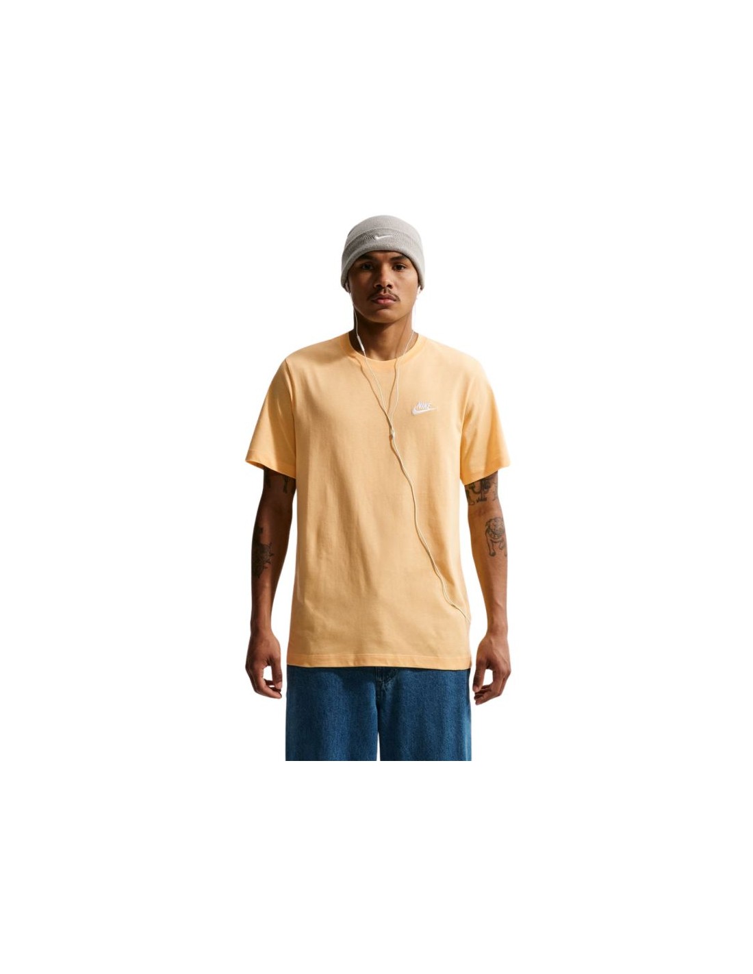 Men's Nike Club Tee Orange AR4997 795