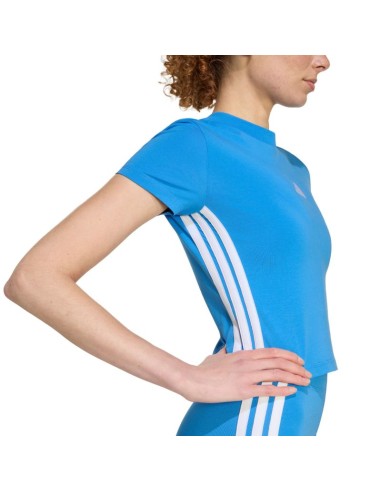 adidas Essentials 3Stripes Slim Baby Tshirt Light Blue KD2341