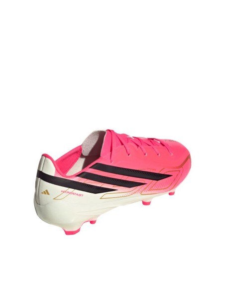 Adidas F50 Hyperfast League FG kids' soccer shoes pink HQ5161
