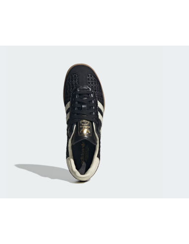 adidas Samba OG Basketweave Black Cream White Women's HQ9282 MBS