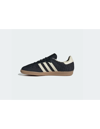 adidas Samba OG Basketweave Black Cream White Women's HQ9282 MBS