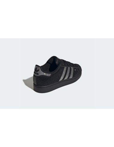 adidas Superstar II Rhinestone Black Silver Women's IH4200 MBS