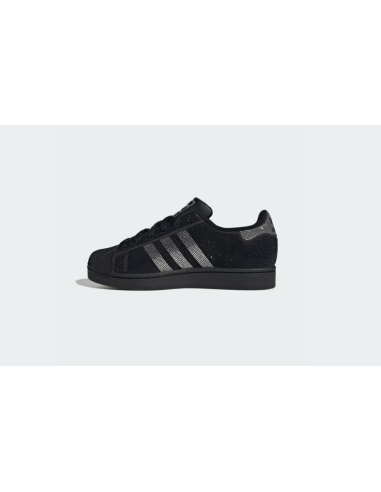 adidas Superstar II Rhinestone Black Silver Women's IH4200 MBS