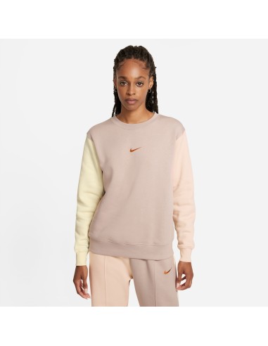 Women's Nike Swoosh Beige Sports Sweatshirt DJ4411210