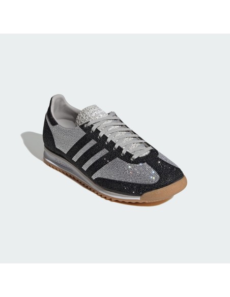 adidas SL 72 OG Rhinestone Grey Black Women's KJ6151 MBS
