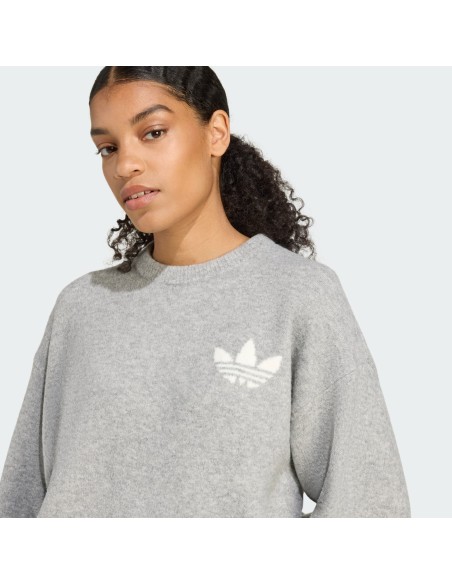 adidas Originals Athletic Dept Knitted Sweatshirt Grey KF2341 MBS