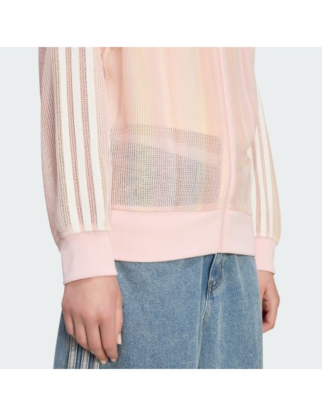 Adidas Originals Summer Glow Knitted Firebird Track Top Pink KY2031 MBS