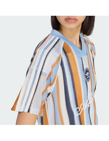 Adidas Originals Summer Glow Knitted Oversized Jersey Ash Blue KY3160 MBS