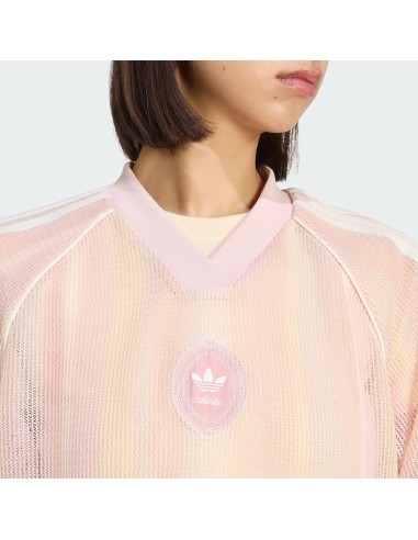 Adidas Originals Summer Glow Knitted Oversized Jersey Pink KY3161 MBS